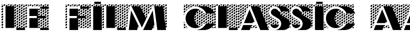 Le Film Classic font