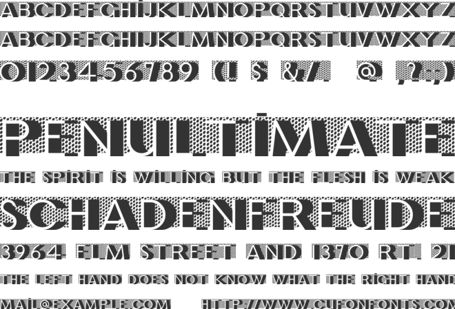 Le Film font preview