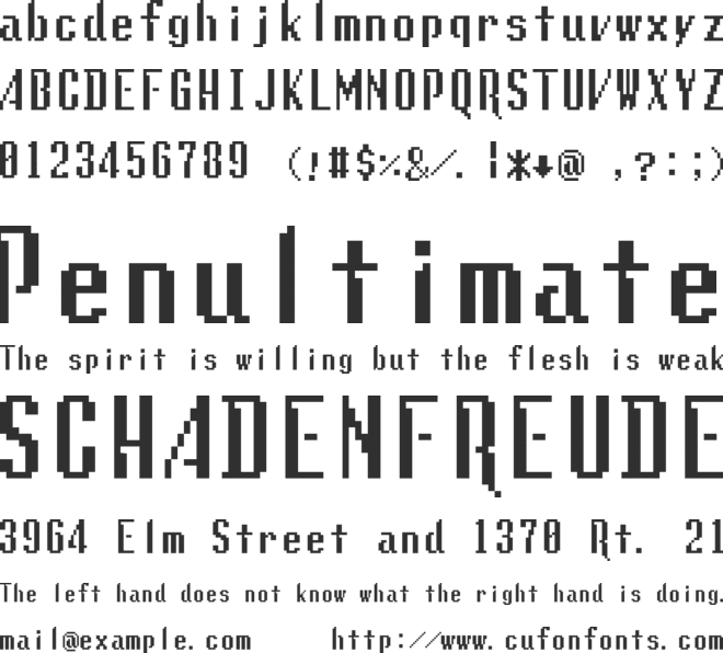 Lunchtime Doubly So font preview