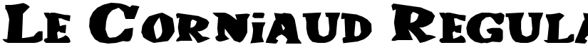 Le Corniaud Regular font