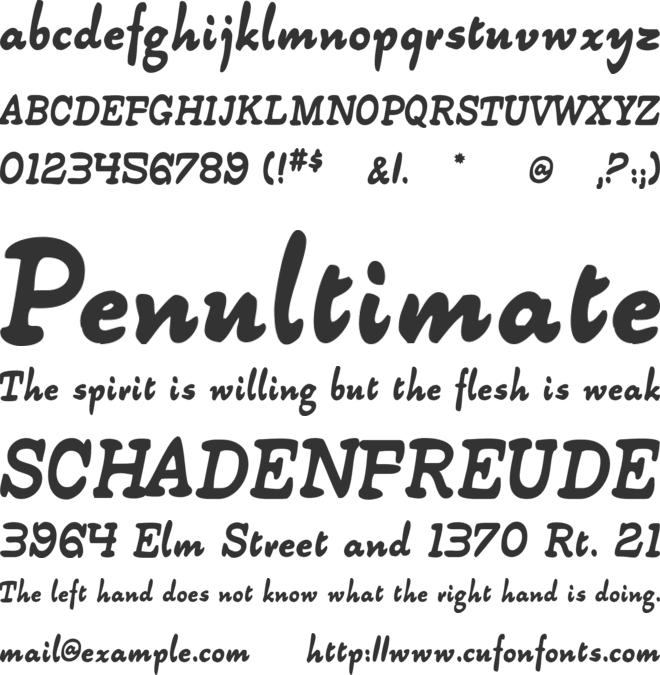 Littlebits font preview