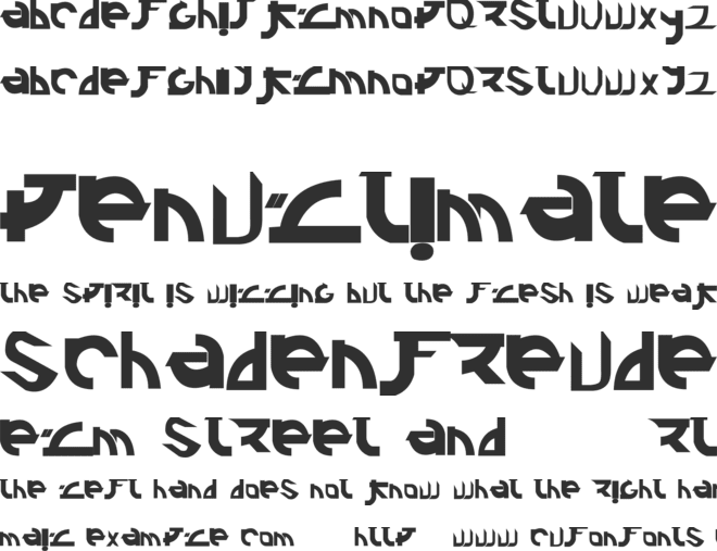 Linkin font preview
