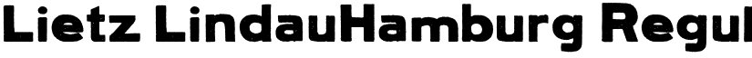 Lietz LindauHamburg Regular font