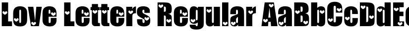 Love Letters Regular font
