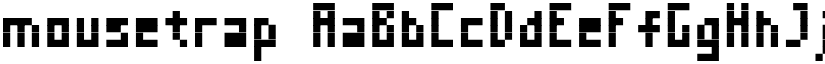 mousetrap font