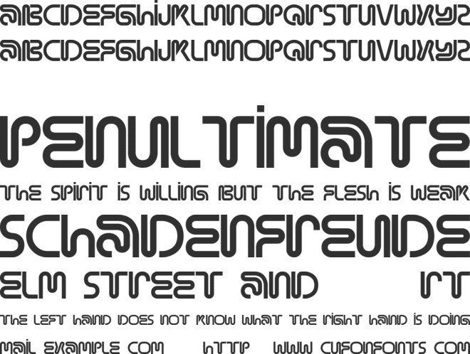 Mama font preview