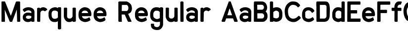 Marquee Regular font