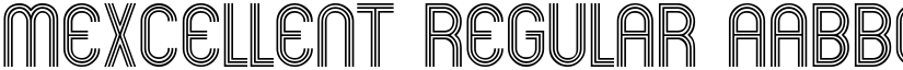 Mexcellent Regular font