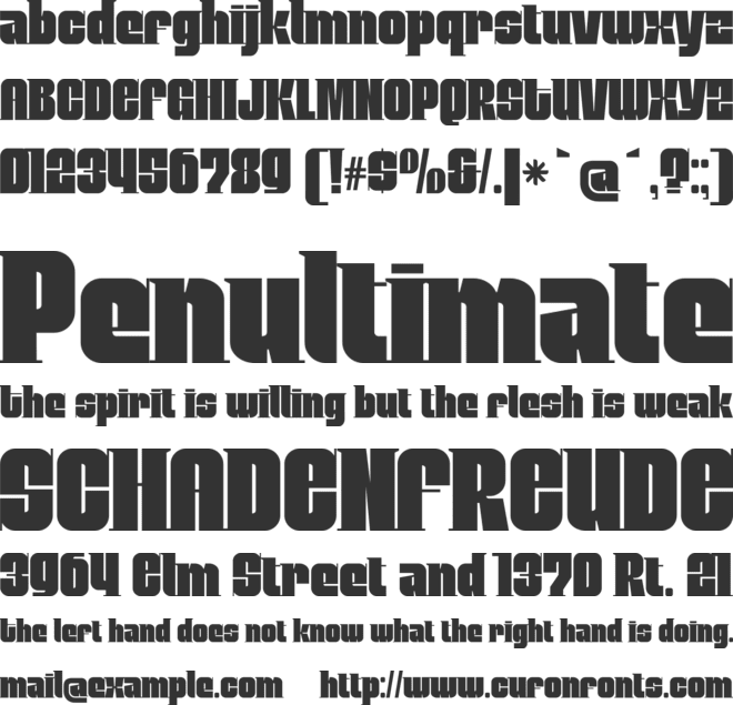 MobleySerif font preview