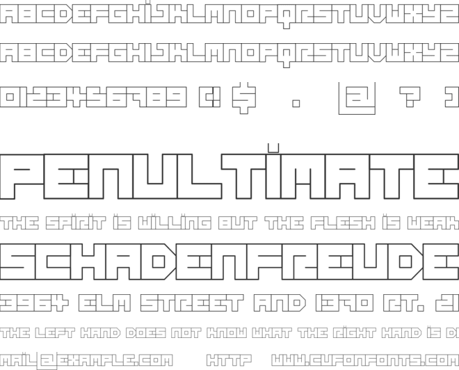 Miss Ellen font preview