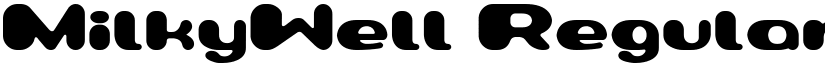 MilkyWell Regular font