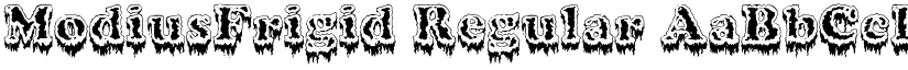 ModiusFrigid font download