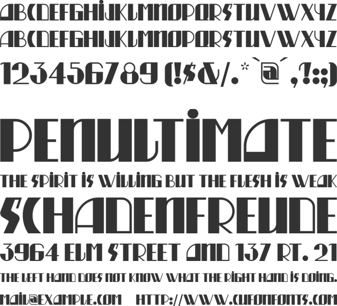 MunchausenNF font preview