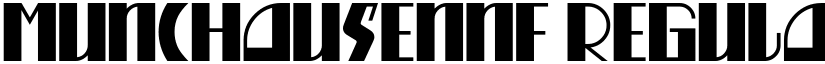 MunchausenNF Regular font
