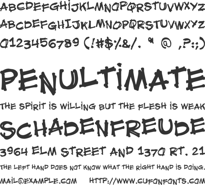 Mouth Breather BB font preview