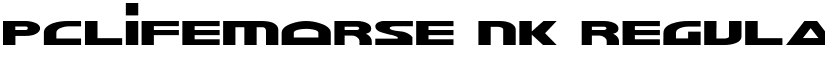 PCLifeMorse NK Regular font