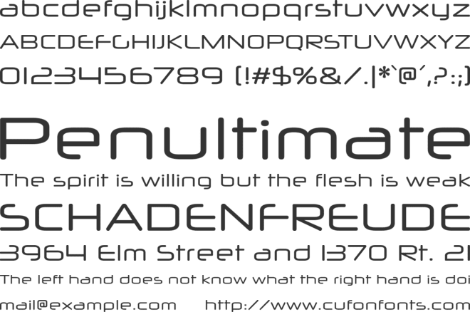 Neuropol X Free font preview