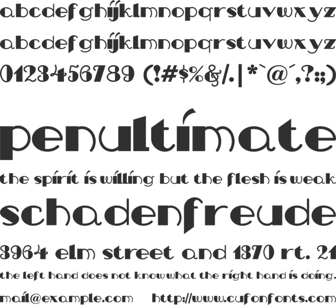 NipAndTuck font preview
