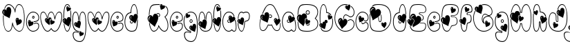 Newlywed Regular font