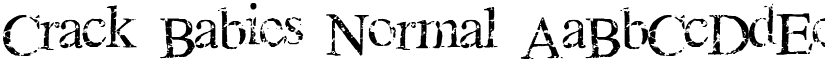 Crack Babies Normal font