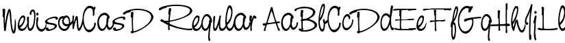 NevisonCasD font download
