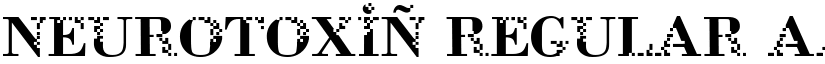 Neurotoxin Regular font