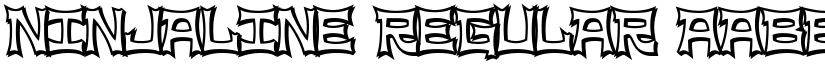 NinjaLine Regular font