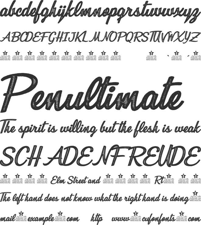 CITRICACID PERSONAL USE font preview