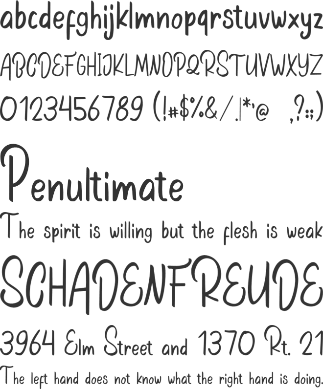 Fun House font preview