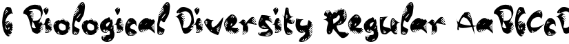 b Biological Diversity Regular font