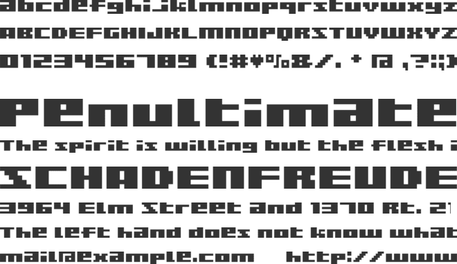 BM Rizer font preview