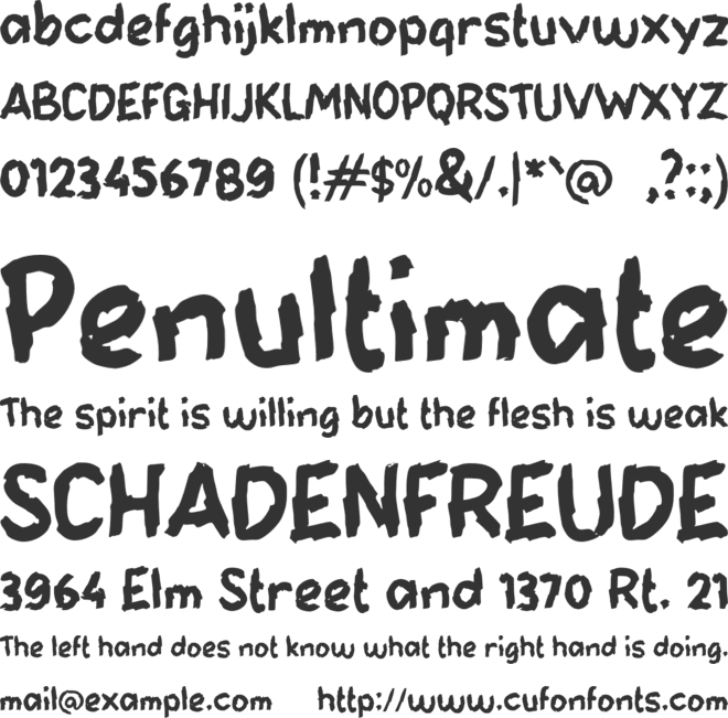 b Bangkitkan Bangsa font preview