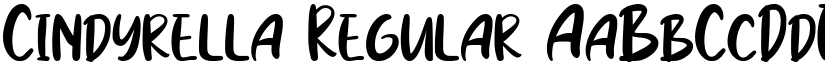 Cindyrella Regular font