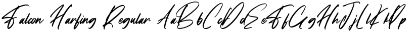Falcon Harfing Regular font
