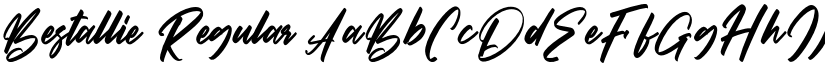 Bestallie font download