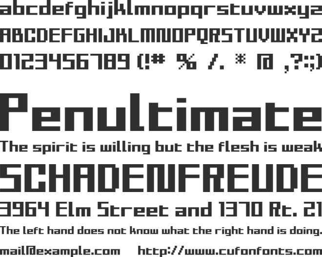BM Sly font preview
