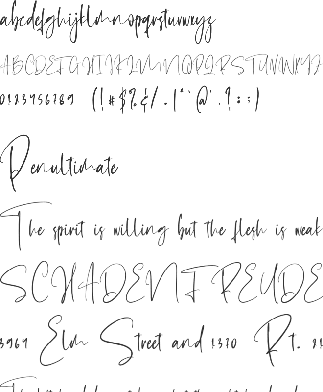 Gareth Bayu font preview