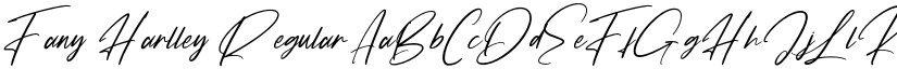 Fany Harlley Regular font