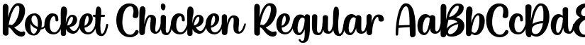 Rocket Chicken Regular font