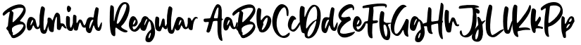 Balmind Regular font