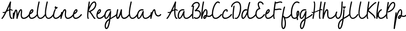 Amelline Regular font