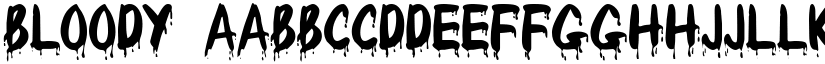 Bloody font