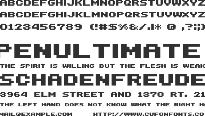 SG14 font preview