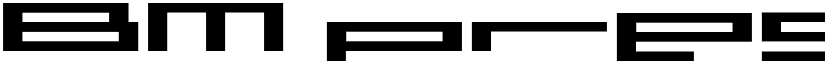 BM press A7 font
