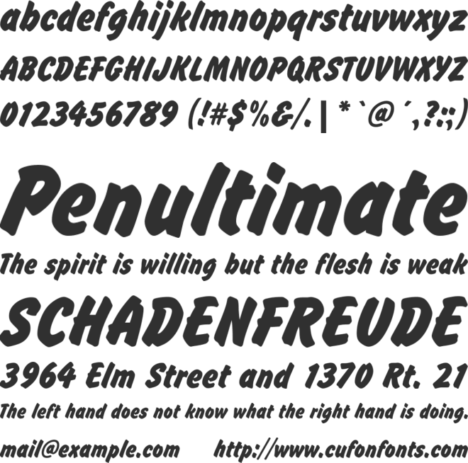 OkayD font preview