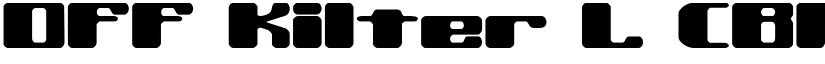 Off Kilter L (BRK) font download
