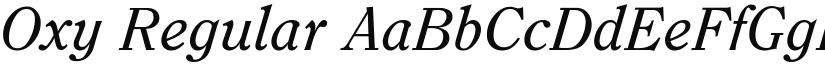 Oxy font download
