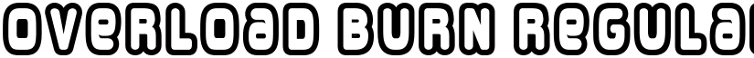 Overload Burn Regular font