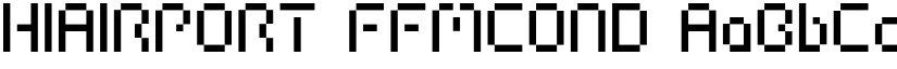HIAIRPORT FFMCOND font