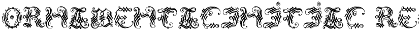 OrnamentalInitial Regular font
